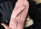 Glatte Oberflächenwinter-wärmste Schaffell-Handschuh-doppeltes Gesichts-Rosa L Größe fournisseur