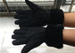Handsewn Sueded-Lamm Shearlings-Handschuhe, der Winter-Handschuhe der schwarzen Männer fournisseur
