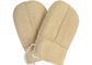 Handgefertigte wärmste Schaffell-Handschuhe, das Sueded-Lamm Shearlings-Handschuhe der Frauen Handsewn fournisseur