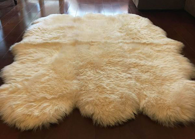 Wirkliche Schaffell-Wolldecken-natürliche große reine neue Wollechter Australien-Schlafzimmer-Teppich