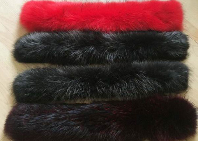 Der gefärbte echtes wirkliche Waschbär-Schwarz-wirkliche Pelz-Kragen wärmen sich für Mann-Jacke/Mantel