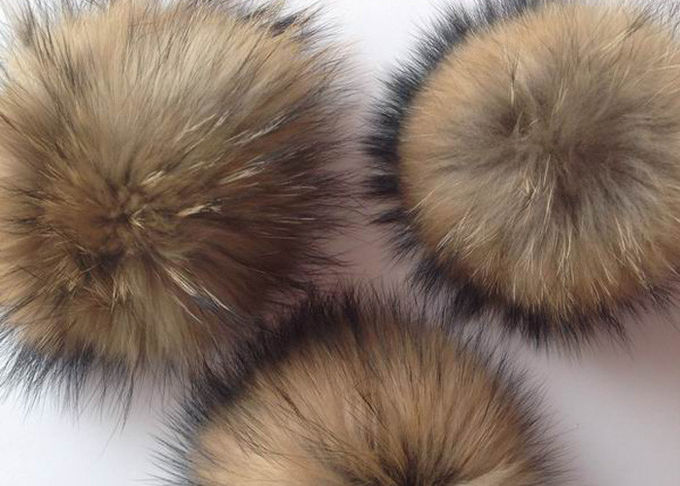 Satin-Gewebe-Waschbär-Pelz-Kragen fertigte Farbe/Größe für Jacke Karpa-Zusätze besonders an