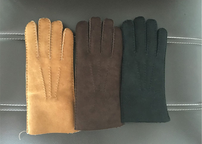 Kaschmir, der wärmste Schaffell-Handschuh-Handschuhe mit Touch Screen Fingerspitzen zeichnet